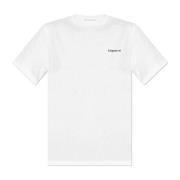 T-shirt met logo Coperni , White , Dames