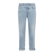 Lichte Denim Jeans Brunello Cucinelli , Blue , Heren