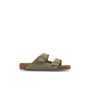 Arizona BS Slides Birkenstock , Green , Heren