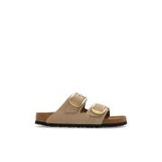 Arizona Big Buckle Sandalen Birkenstock , Beige , Dames