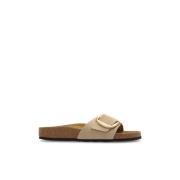 Slippers Madrid Big Buckle Birkenstock , Beige , Dames