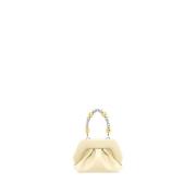 Apple Beads Clutch Tas Eco Stof THEMOIRè , Beige , Dames