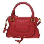 Pre-owned Leather handbags Chloé Pre-owned , Red , Dames