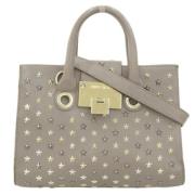 Pre-owned Fabric handbags Jimmy Choo Pre-owned , Beige , Dames