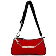 Pre-owned Fabric dior-bags Dior Vintage , Red , Dames