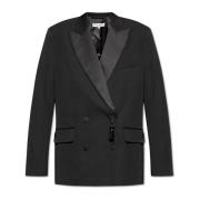 Blazer met satijnen kraag JW Anderson , Black , Dames