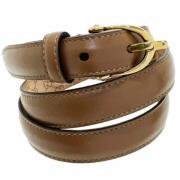 Pre-owned Leather belts Gucci Vintage , Brown , Dames