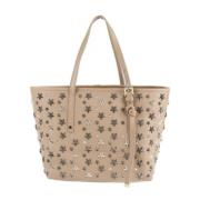 Pre-owned Fabric handbags Jimmy Choo Pre-owned , Beige , Dames