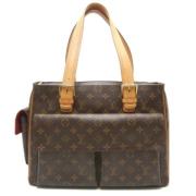 Pre-owned Canvas louis-vuitton-bags Louis Vuitton Vintage , Brown , Da...