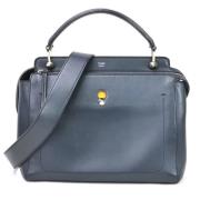 Pre-owned Leather handbags Fendi Vintage , Blue , Dames