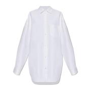 Oversized shirt met zakken Balenciaga , White , Dames