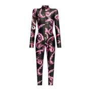 Jumpsuit met patroon Versace Jeans Couture , Black , Dames