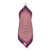 Monogram rugloze sjaal top Balmain , Multicolor , Dames