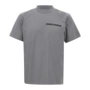 Grijze Zonnebloem Logo Print T-shirt Sunflower , Gray , Heren