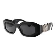 Stijlvolle zonnebril met model 0Ve4425U Versace , Black , Heren