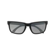 Zwarte Vierkante Frame Zonnebril Oakley , Black , Unisex