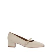 Off-White Goya Lambskin Pumps Salon Lottusse , Beige , Dames