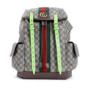 Elektrisch Groene Rugzak Gucci , Beige , Heren