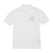 Logo Polo Shirt Korte Mouw Knoop John Richmond , White , Heren