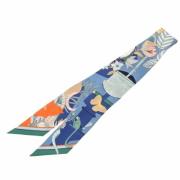 Pre-owned Silk scarves Hermès Vintage , Multicolor , Dames