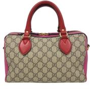 Pre-owned Fabric gucci-bags Gucci Vintage , Beige , Dames