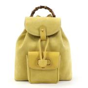 Pre-owned Fabric gucci-bags Gucci Vintage , Yellow , Dames