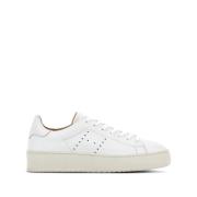 Witte Leren Sneakers Panel Design Hogan , White , Dames