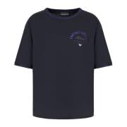 Stijlvolle T-shirts en Polos Emporio Armani , Blue , Dames