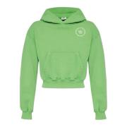 Korte hoodie Sporty & Rich , Green , Dames