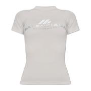 Sport T-shirt met logo Balenciaga , Gray , Dames