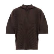 Chocolade Polyester Sweatshirt Issey Miyake , Brown , Heren