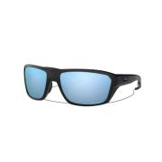 Rechthoekige zonnebril met blauwe lenzen Oakley , Black , Heren