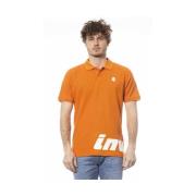 Oranje Katoenen Polo Shirt met Logo Invicta , Orange , Heren