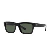 Warren 4396 Zonnebril in Zwart/Groen Ray-Ban , Black , Unisex