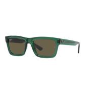 Warren 4396 Zonnebril in Transparant Groen Ray-Ban , Green , Unisex