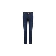 Elegant Slim Fit Premium Denim Bard Jacob Cohën , Blue , Heren