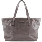 Pre-owned Fabric gucci-bags Gucci Vintage , Gray , Dames