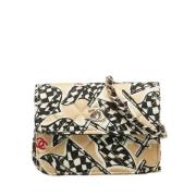 Pre-owned Canvas shoulder-bags Chanel Vintage , Beige , Dames