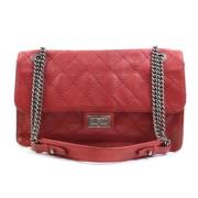 Pre-owned Leather shoulder-bags Chanel Vintage , Red , Dames