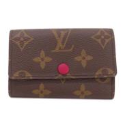 Pre-owned Canvas key-holders Louis Vuitton Vintage , Brown , Dames