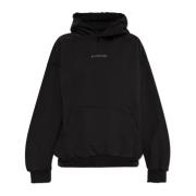 Sweatshirt met logo Balenciaga , Black , Dames