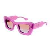 Stijlvolle zonnebril in kleur 003 Gucci , Pink , Dames