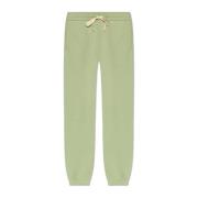 Sweatpants met logo Jil Sander , Green , Dames