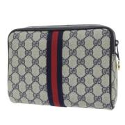 Pre-owned Canvas gucci-bags Gucci Vintage , Gray , Dames