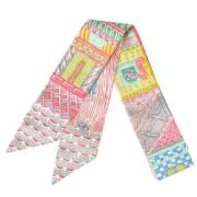 Pre-owned Silk scarves Hermès Vintage , Multicolor , Dames