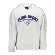 Witte hoodie met print Plein Sport , White , Heren