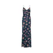 Chiffon Maxi Slip Dress Rotate Birger Christensen , Multicolor , Dames