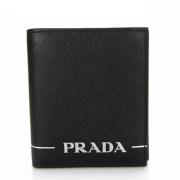 Pre-owned Leather wallets Prada Vintage , Black , Dames