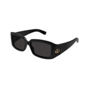 Geometrische zonnebril GG Corner collectie Gucci , Black , Dames