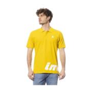 Gele Katoenen Poloshirt Invicta , Yellow , Heren